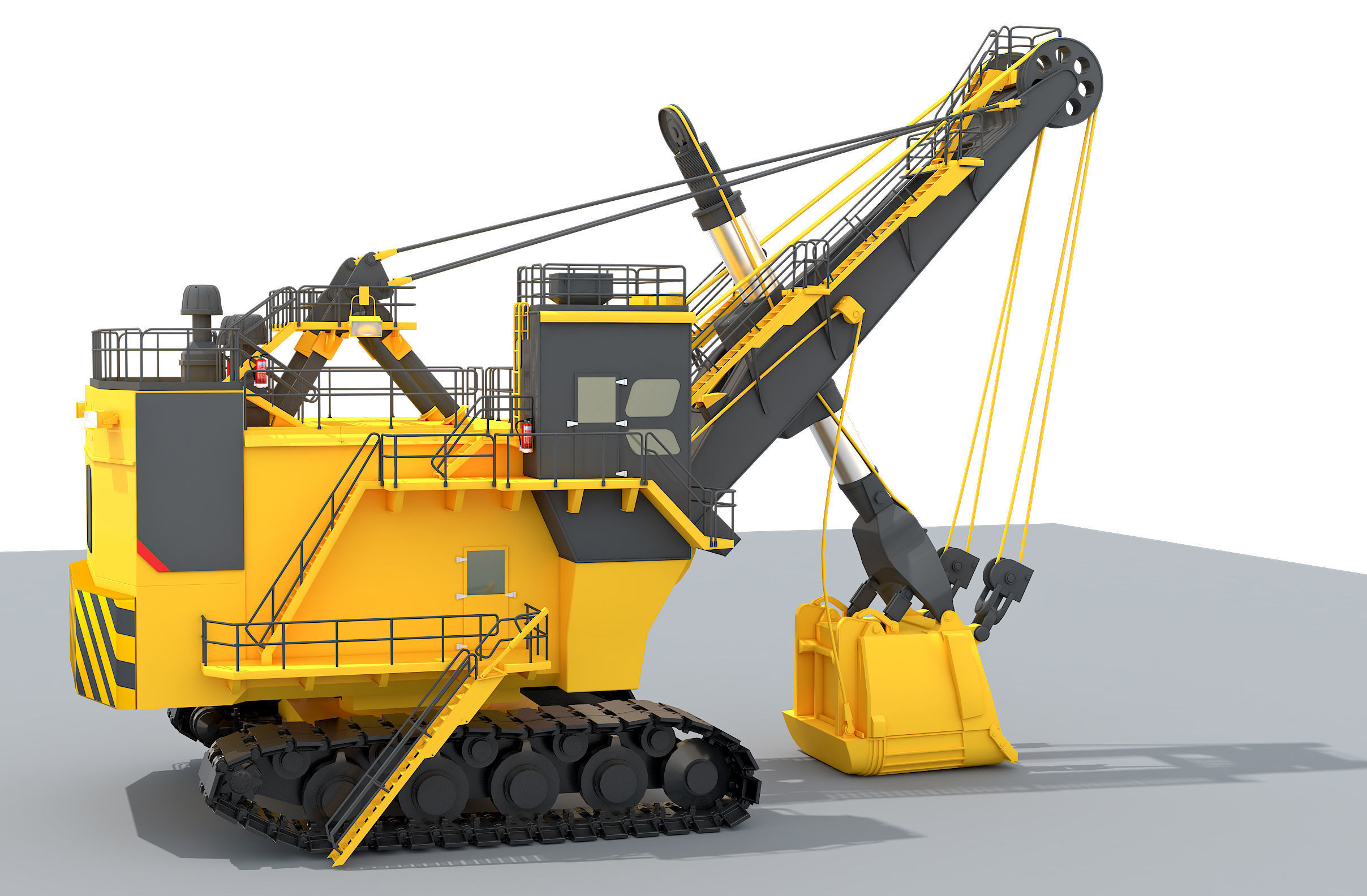  Rope Shovel 3D model 3D model_4