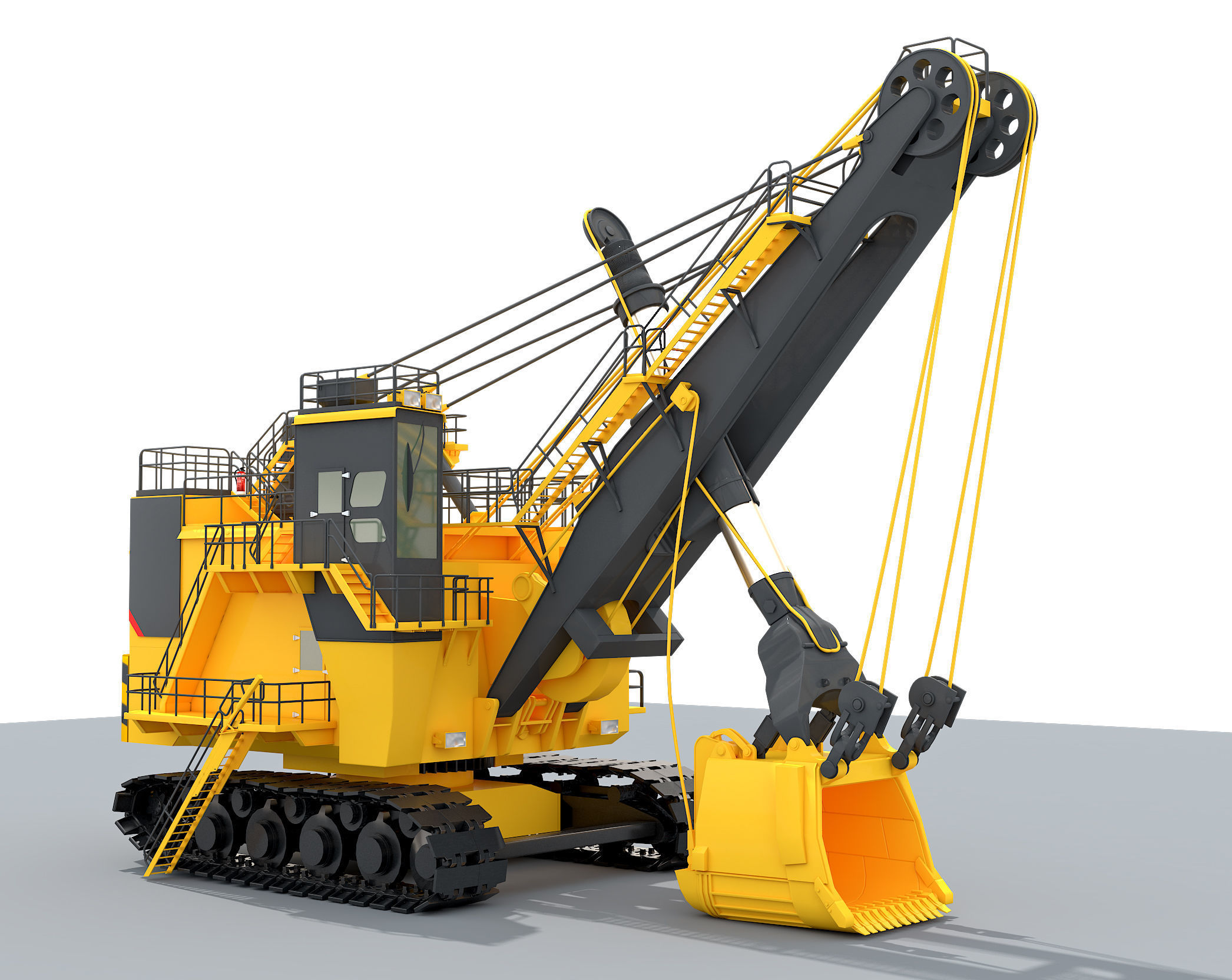  Rope Shovel 3D model 3D model_6