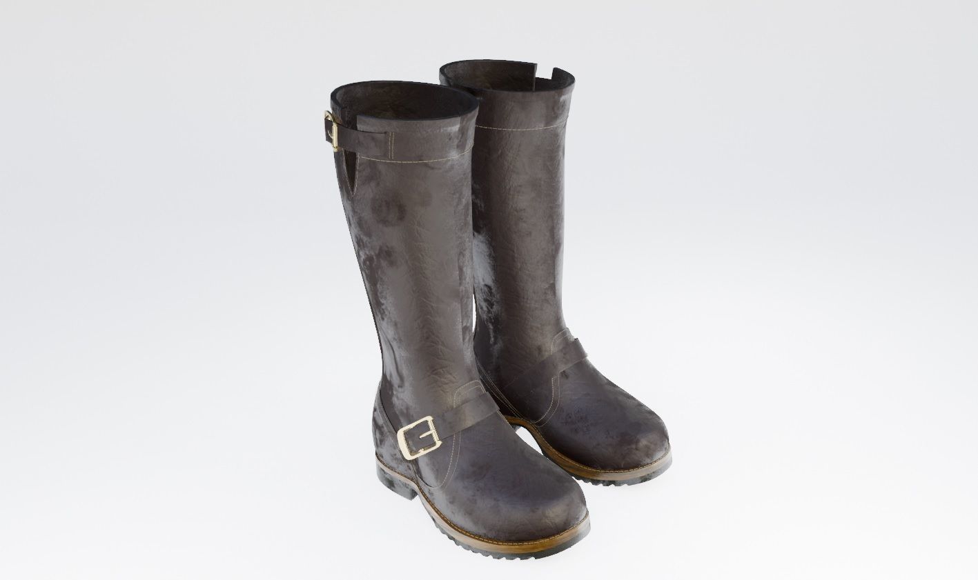 Ankle Boots 3D model_1