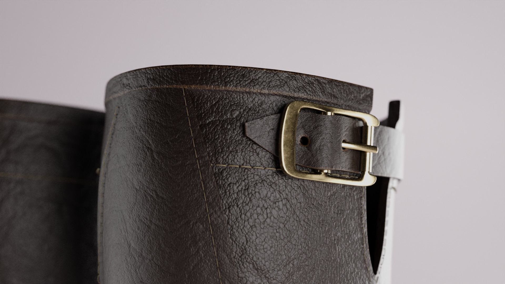 Ankle Boots 3D model_4