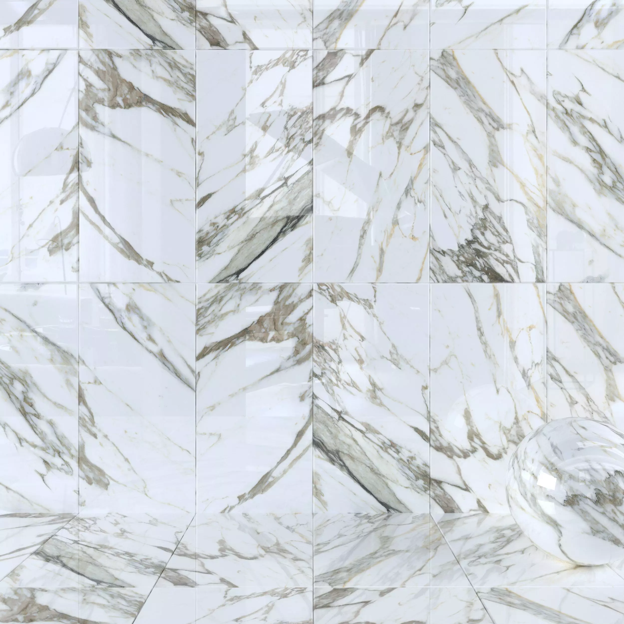 Wall Tiles Museum Macchia Vecchia 60x120 Set 3 Texture