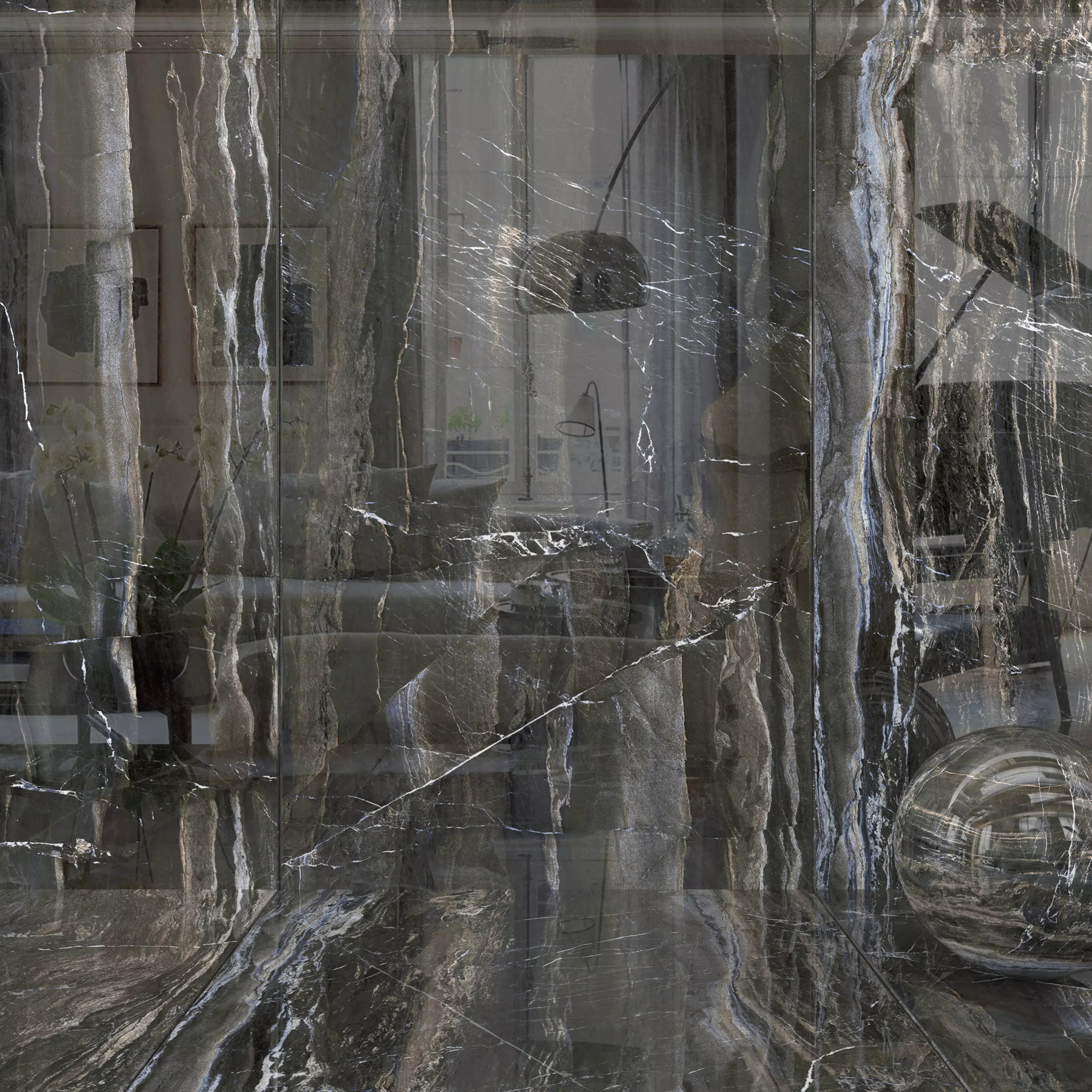 Wall Tiles Museum Opera Fumo 160x320 Set 2 Texture_0