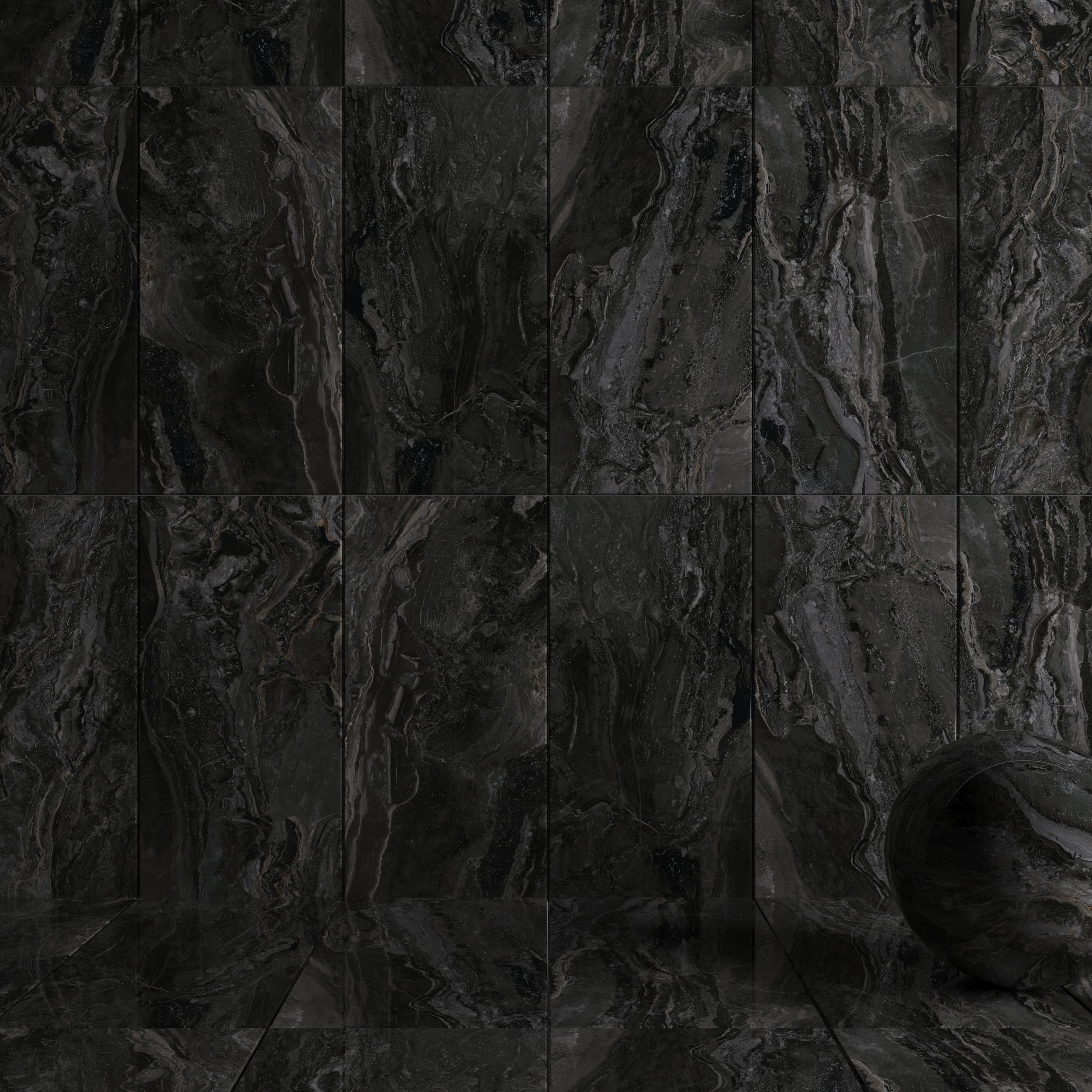 Wall Tiles Museum Orobico Dark 60x120 Set 1 Texture_2