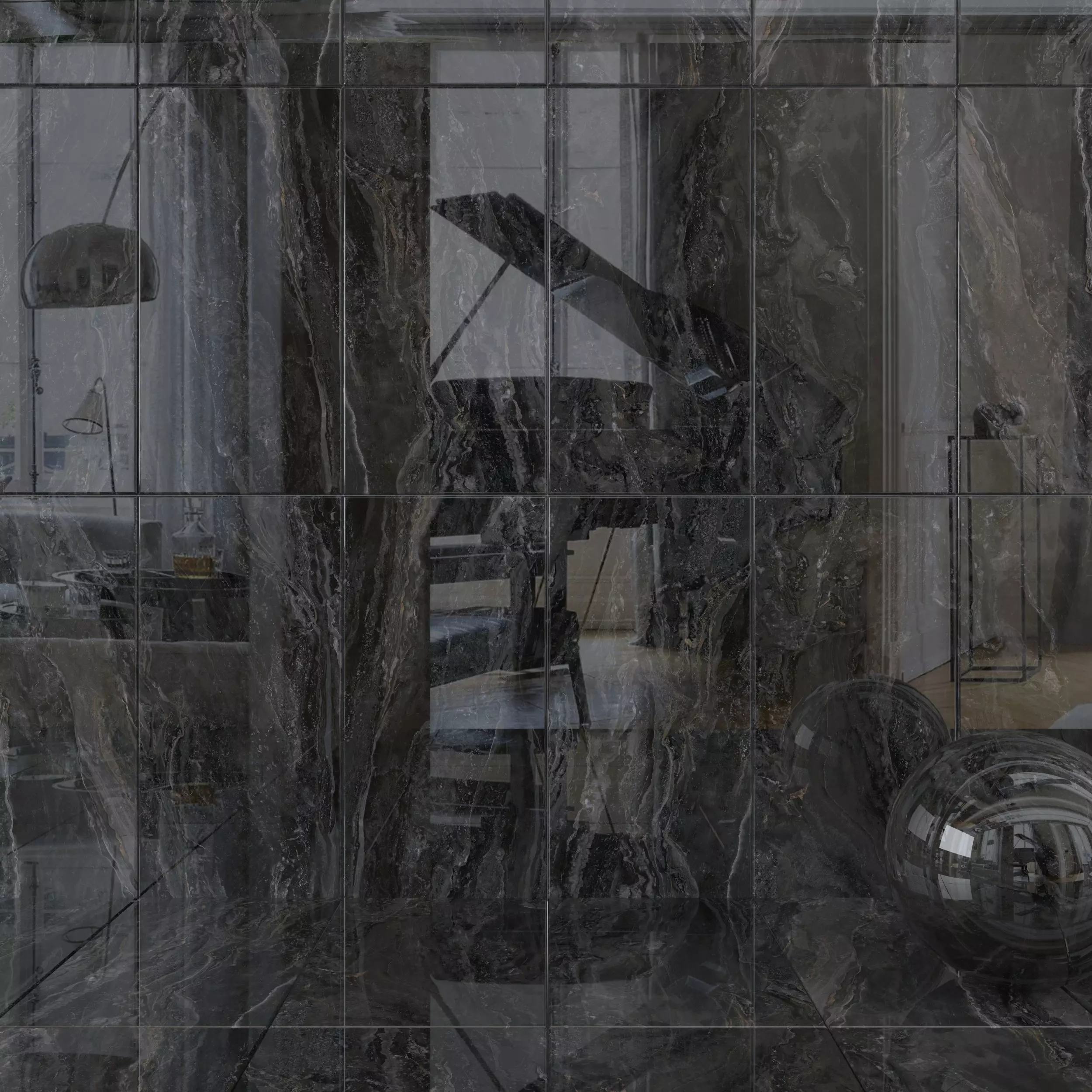 Wall Tiles Museum Orobico Dark 60x120 Set 2 Texture_0