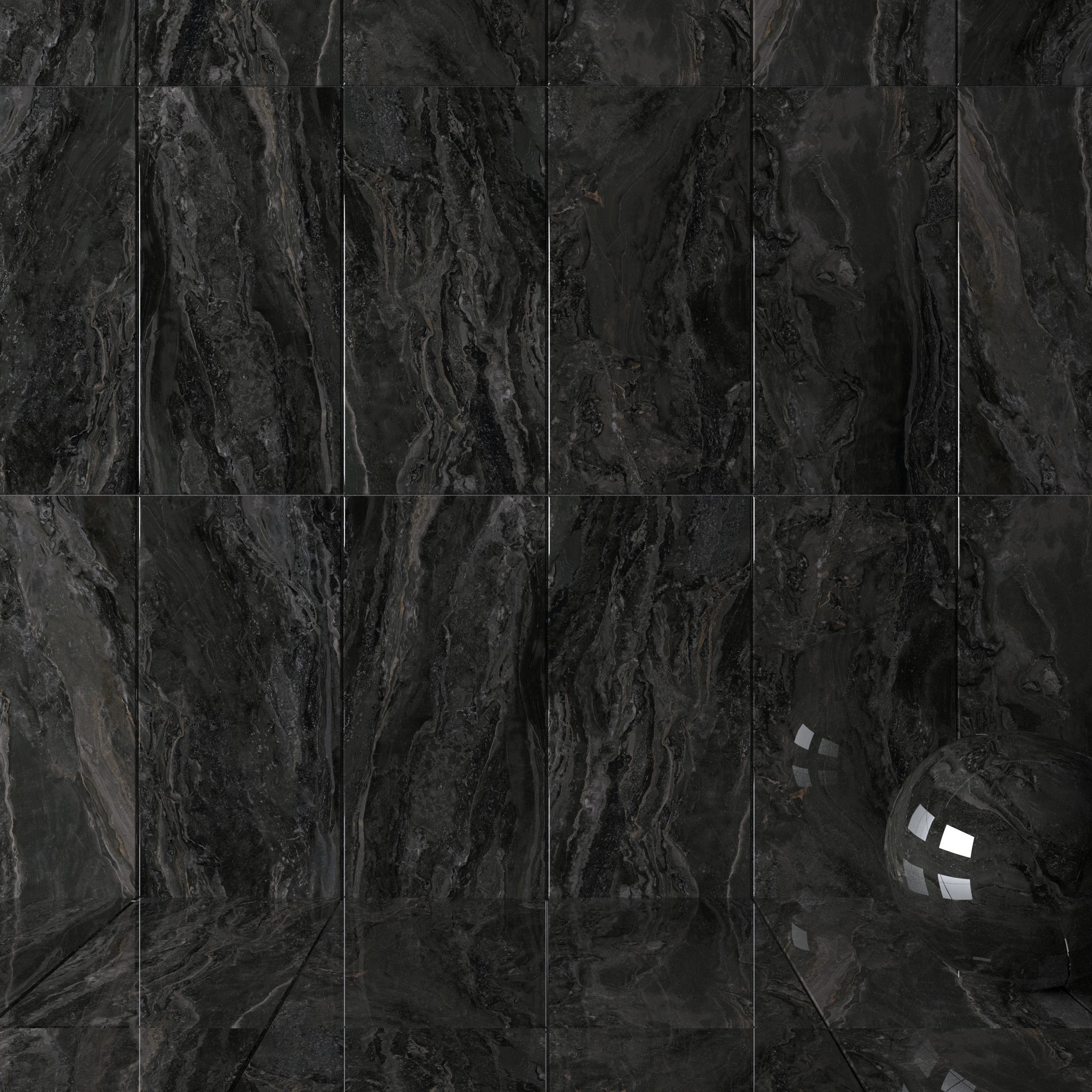 Wall Tiles Museum Orobico Dark 60x120 Set 2 Texture_1