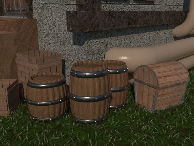 House Model steampunk 3D print model_9