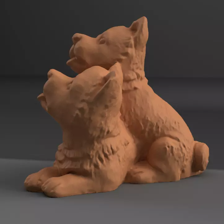 Petit chien 3D print model