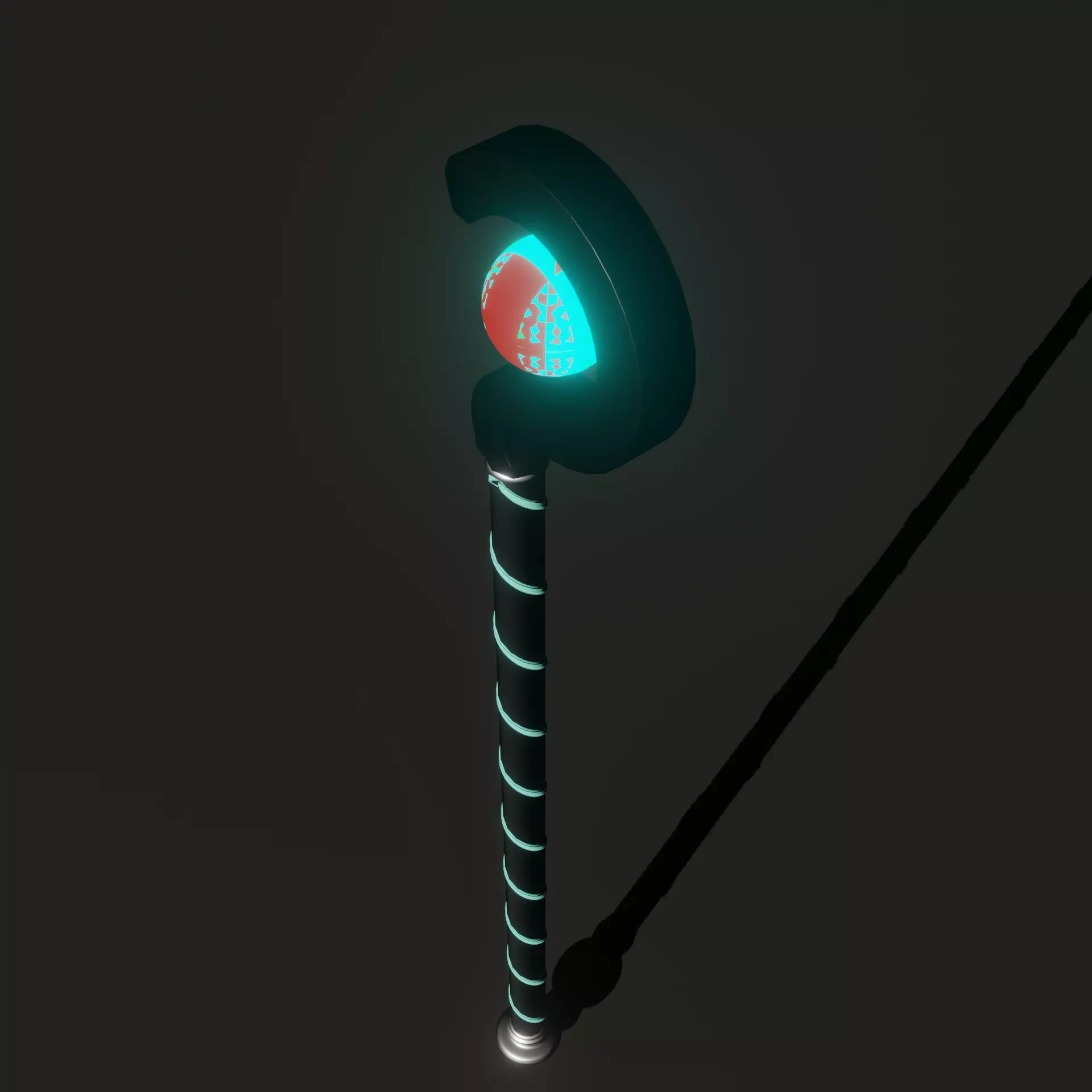Beginners Staff Free 3D model_0