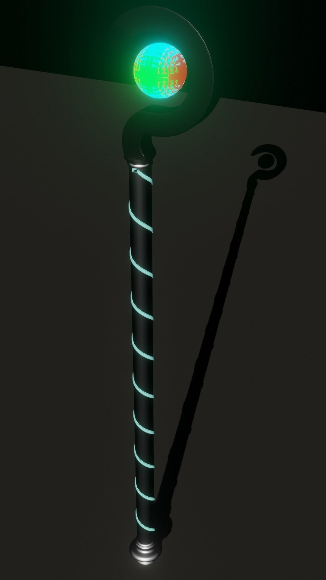 Beginners Staff Free 3D model_2