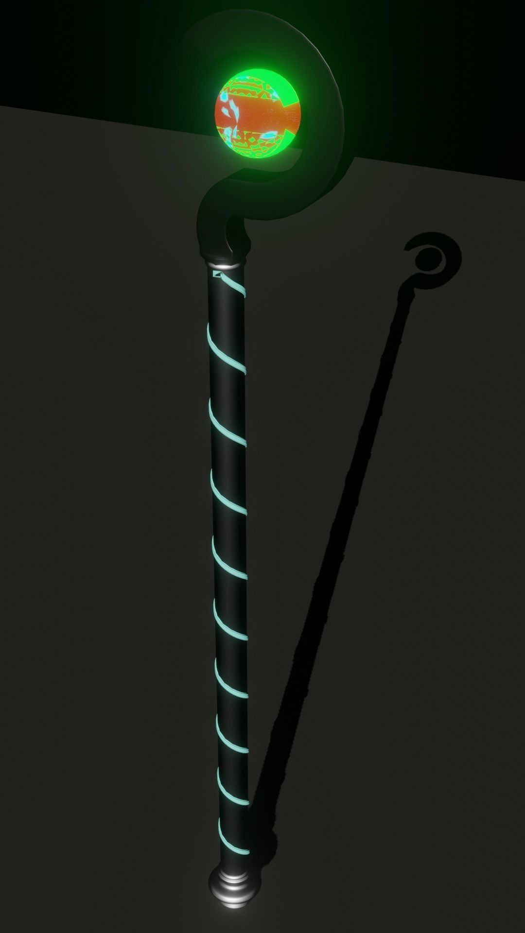 Beginners Staff Free 3D model_1