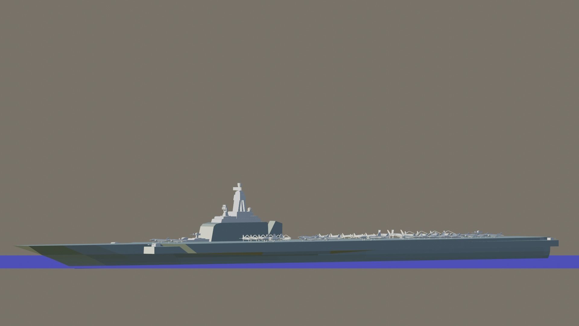 Aircraft carrier Project 1235 3D print model_2