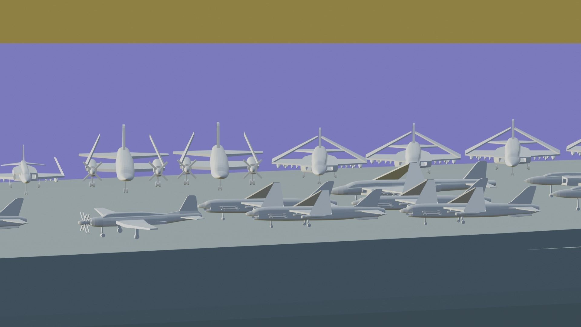 Aircraft carrier Project 1235 3D print model_5