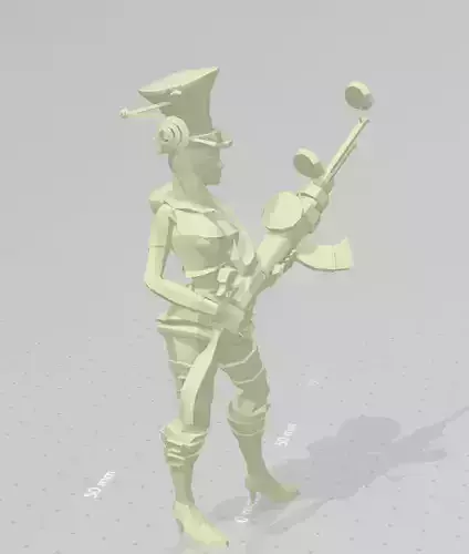 Caitlyn Figure 3D print model