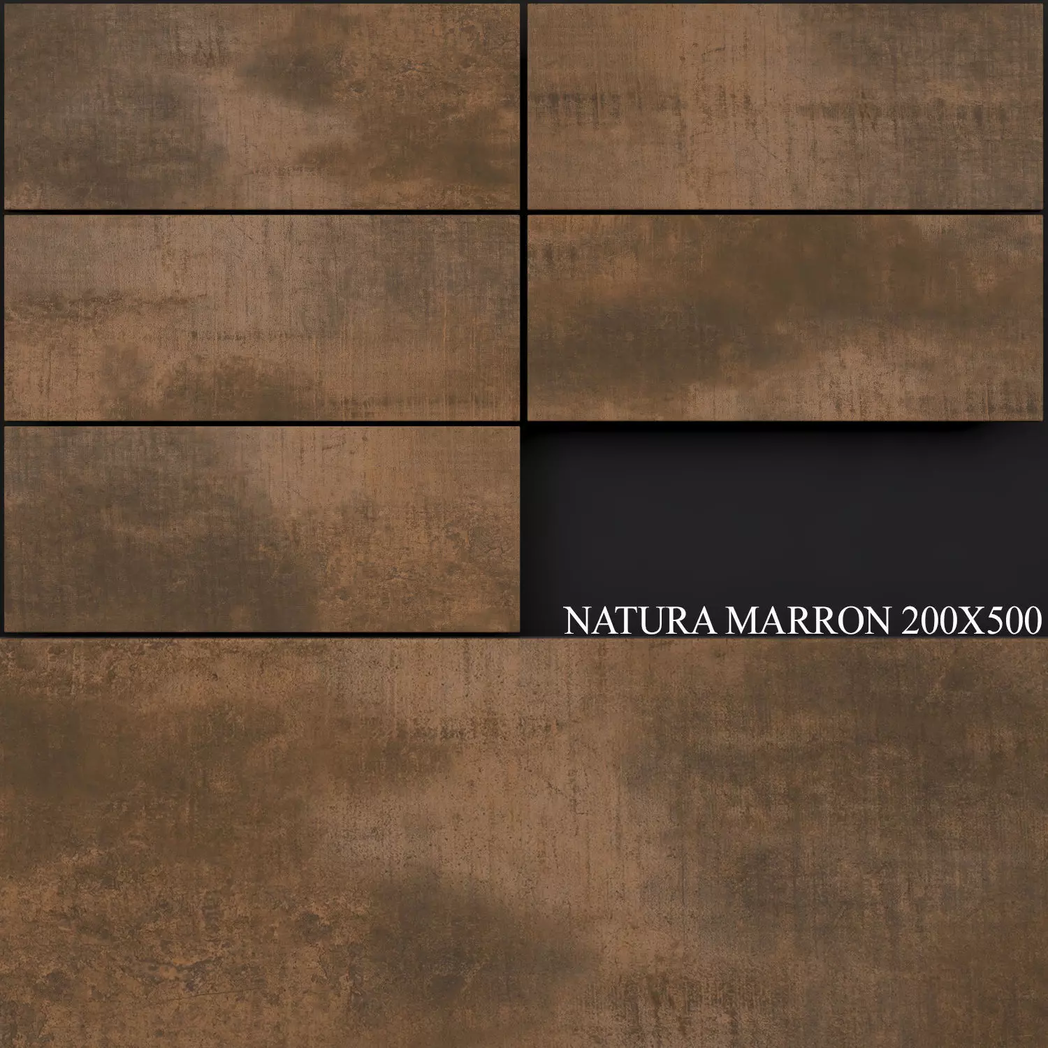 Keros Natura Marron 200x500 3D model_0