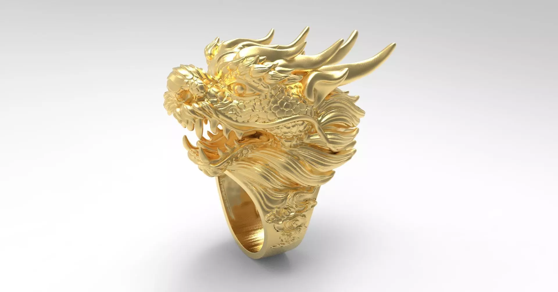 Dragon Ring 3D print model_0