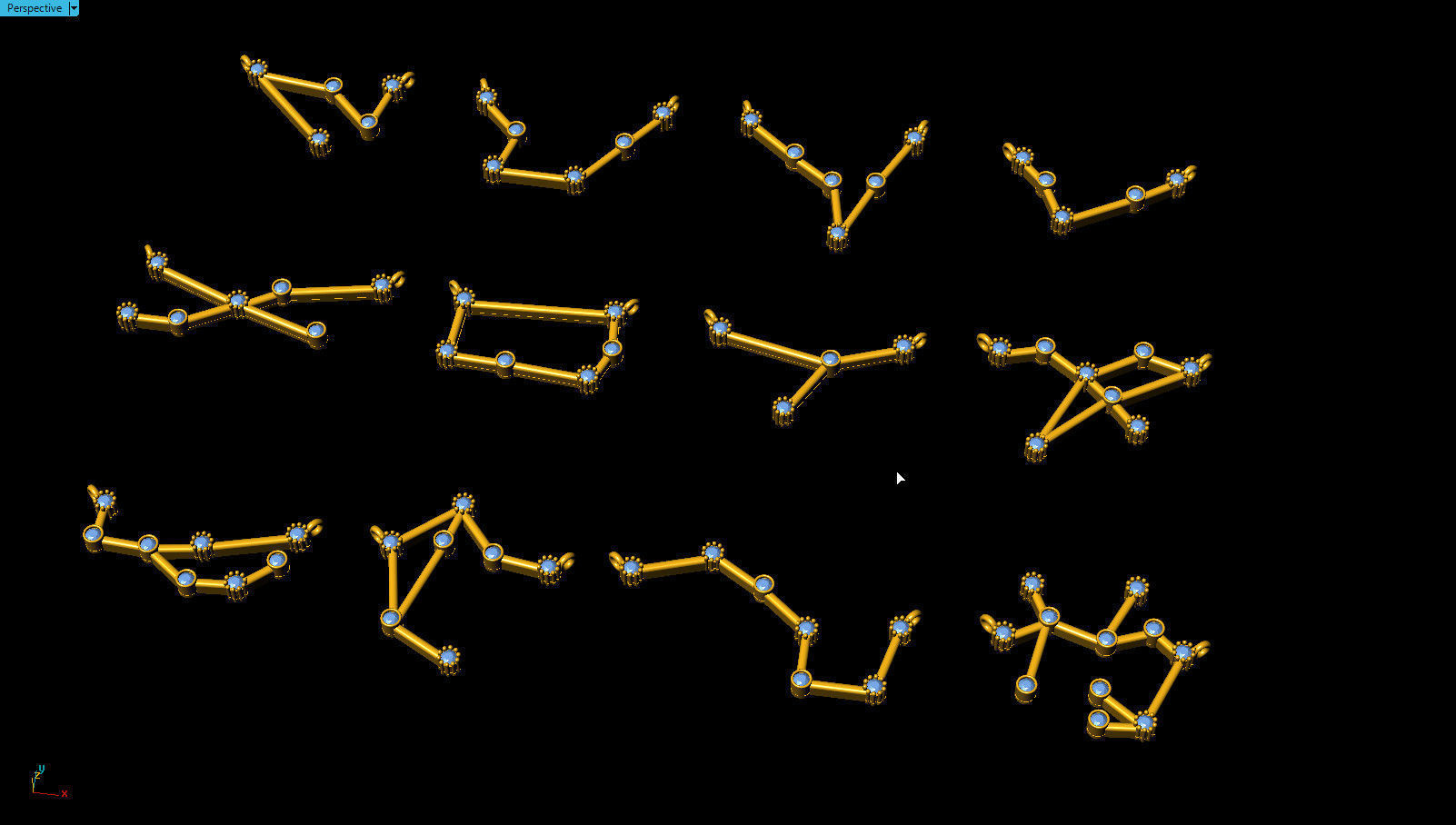 Zodiac pendant 3D print model_2