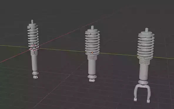  Vehicle Coil spring plus dumper 