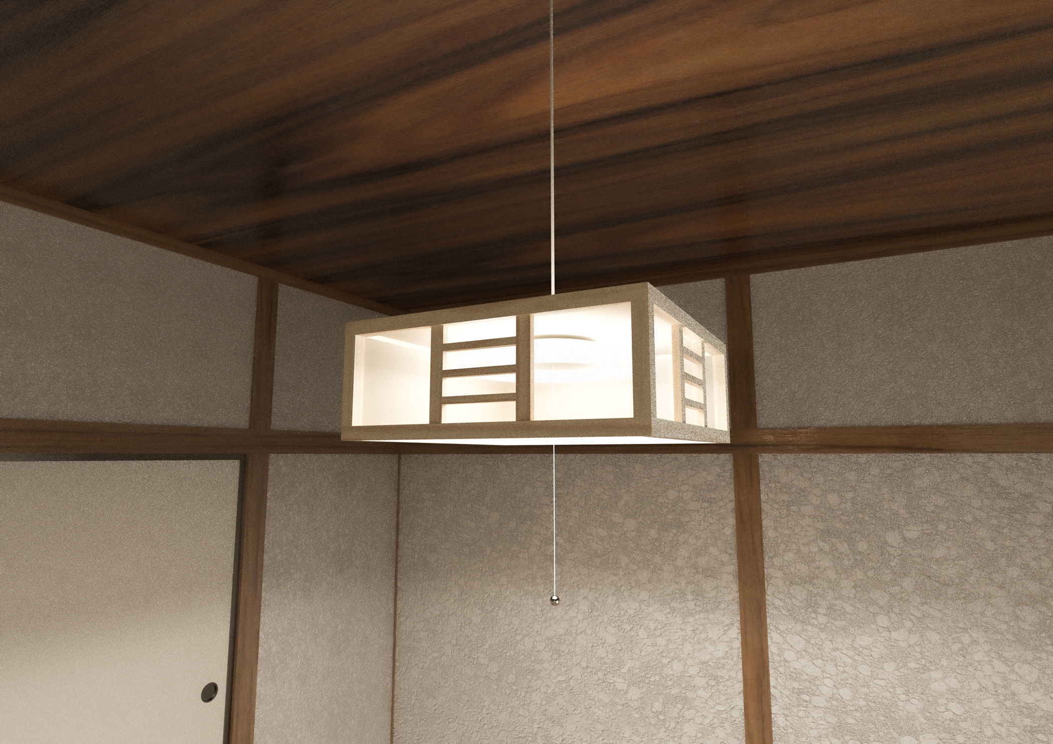 Japanese-style room 3D model_4