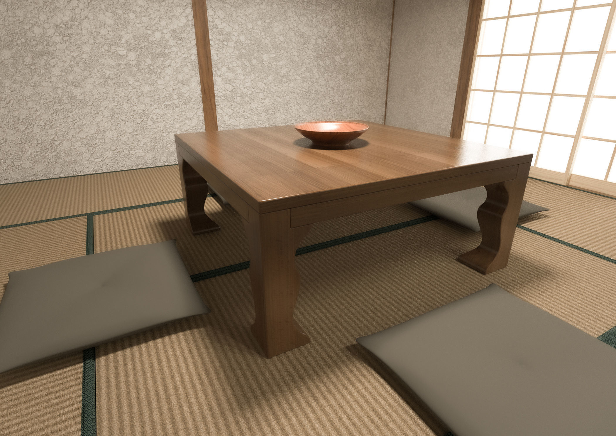 Japanese-style room 3D model_5