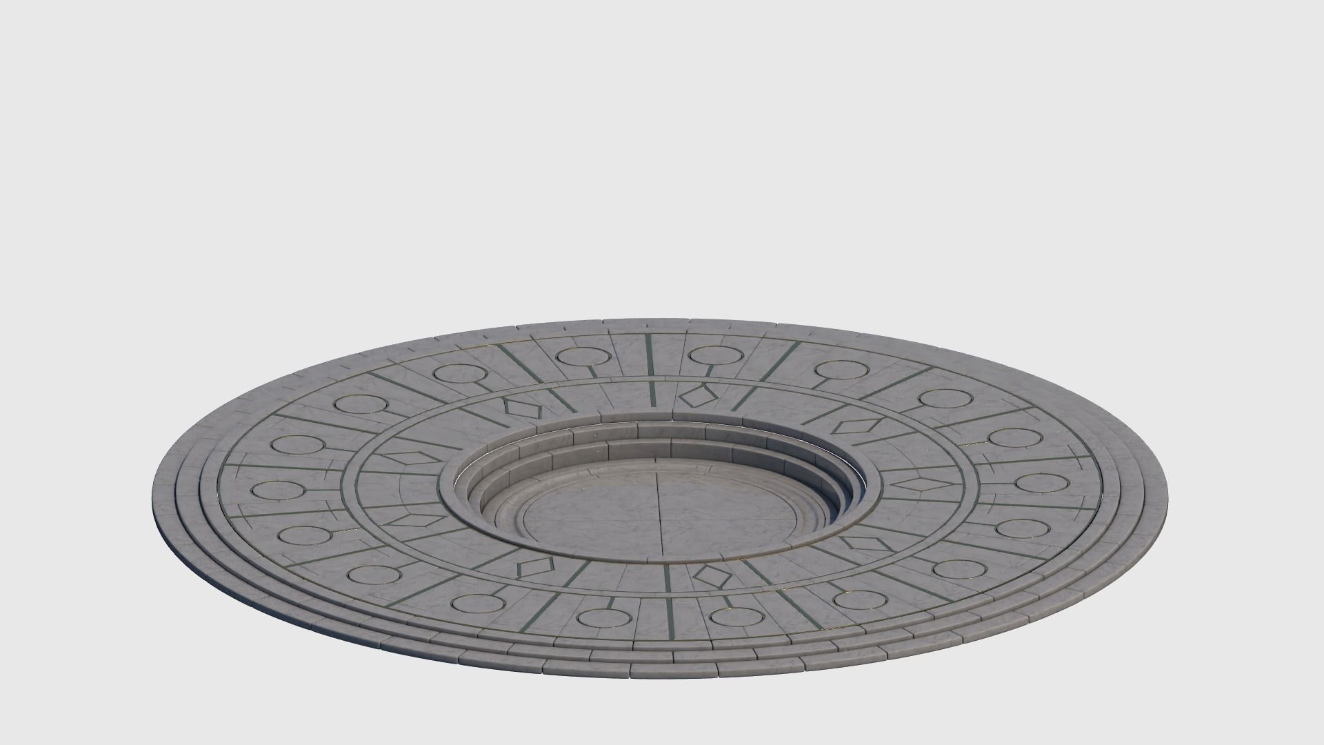 Ancient Altar 3D model_9