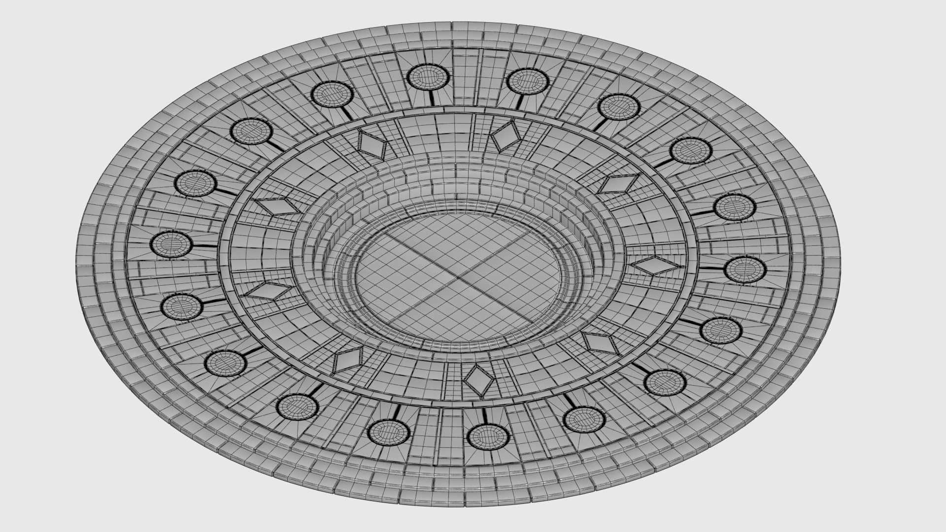 Ancient Altar 3D model_16