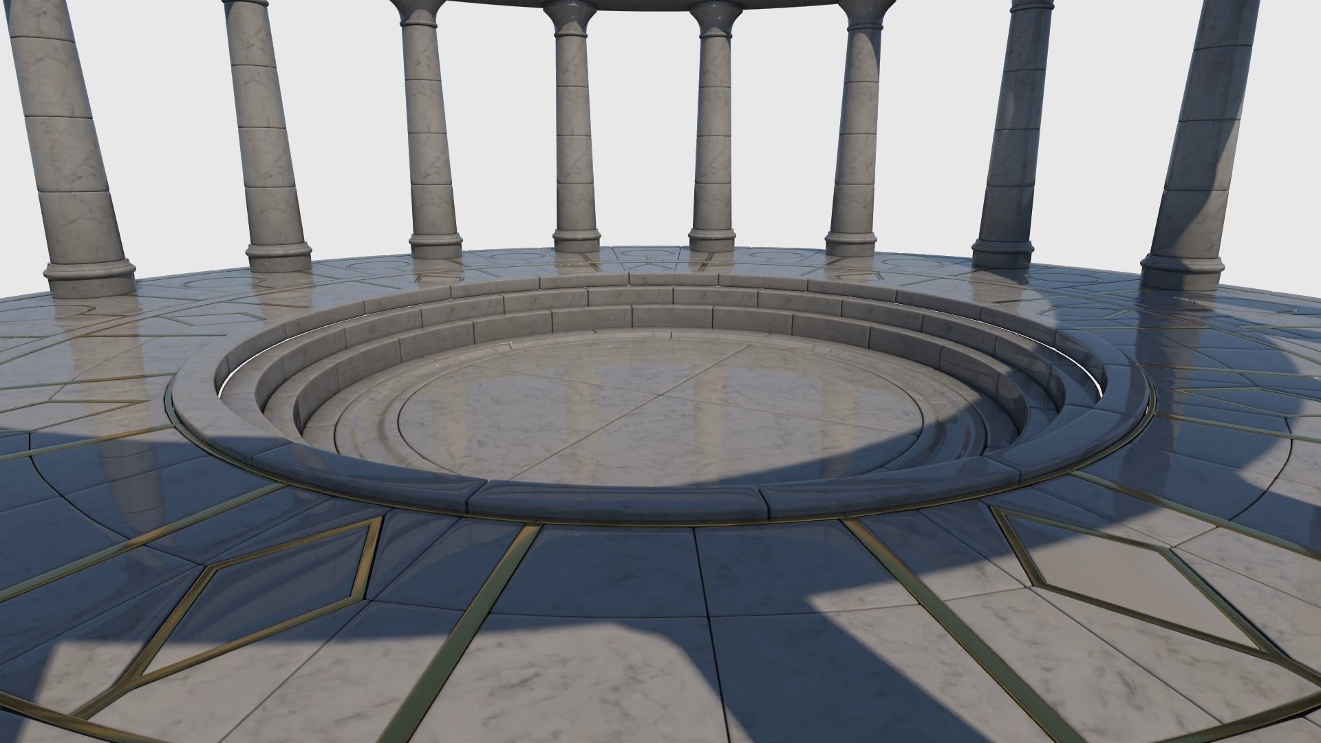 Ancient Altar 3D model_5
