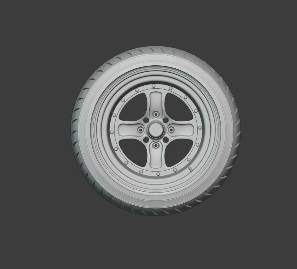 WORK Equip 40 Wheel 3D model_4