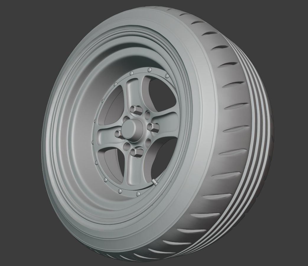 WORK Equip 40 Wheel 3D model_5