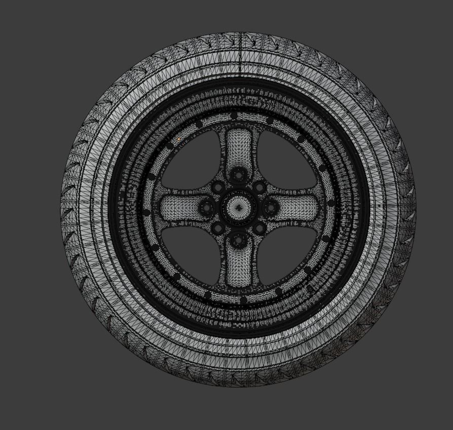 WORK Equip 40 Wheel 3D model_11