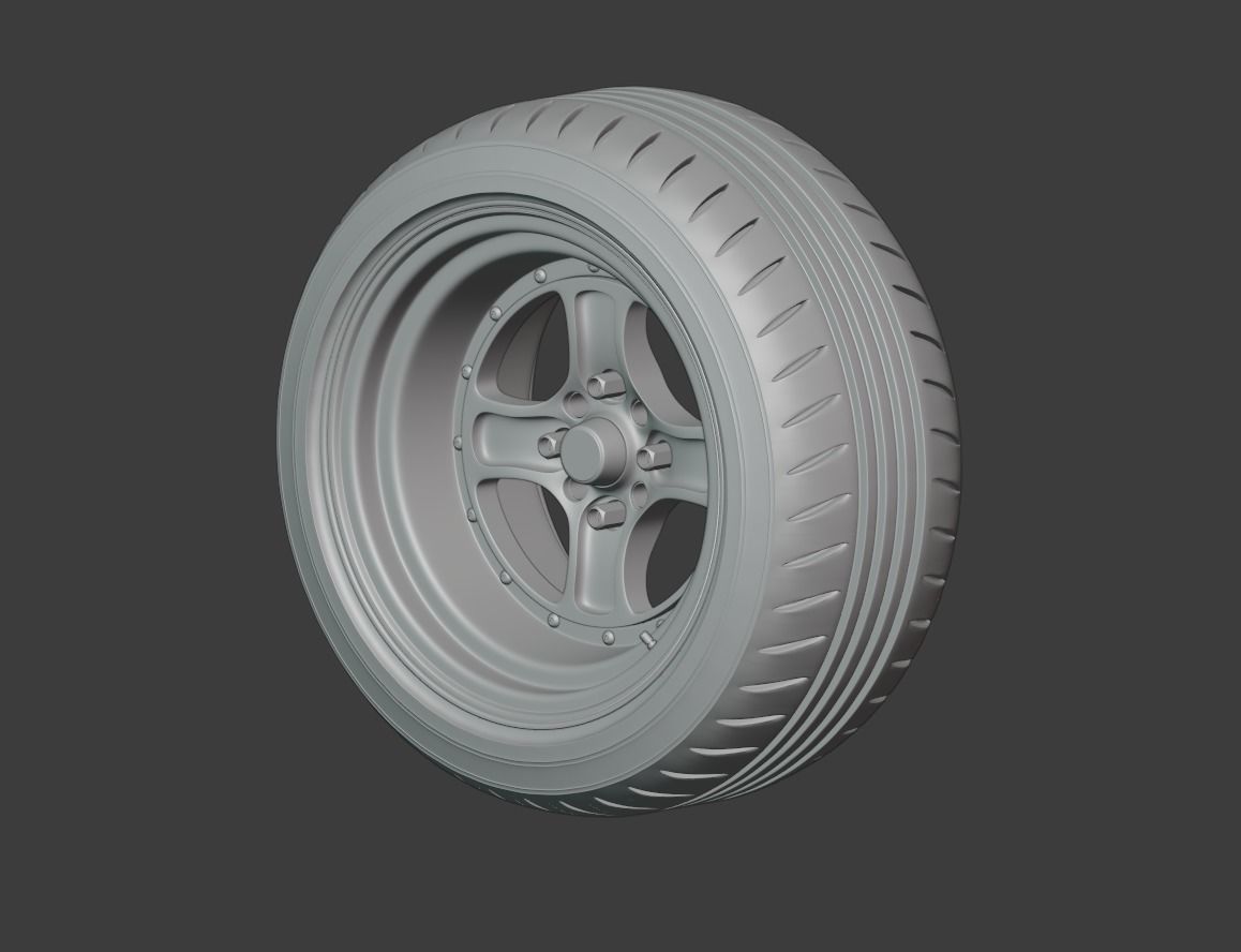WORK Equip 40 Wheel 3D model_6