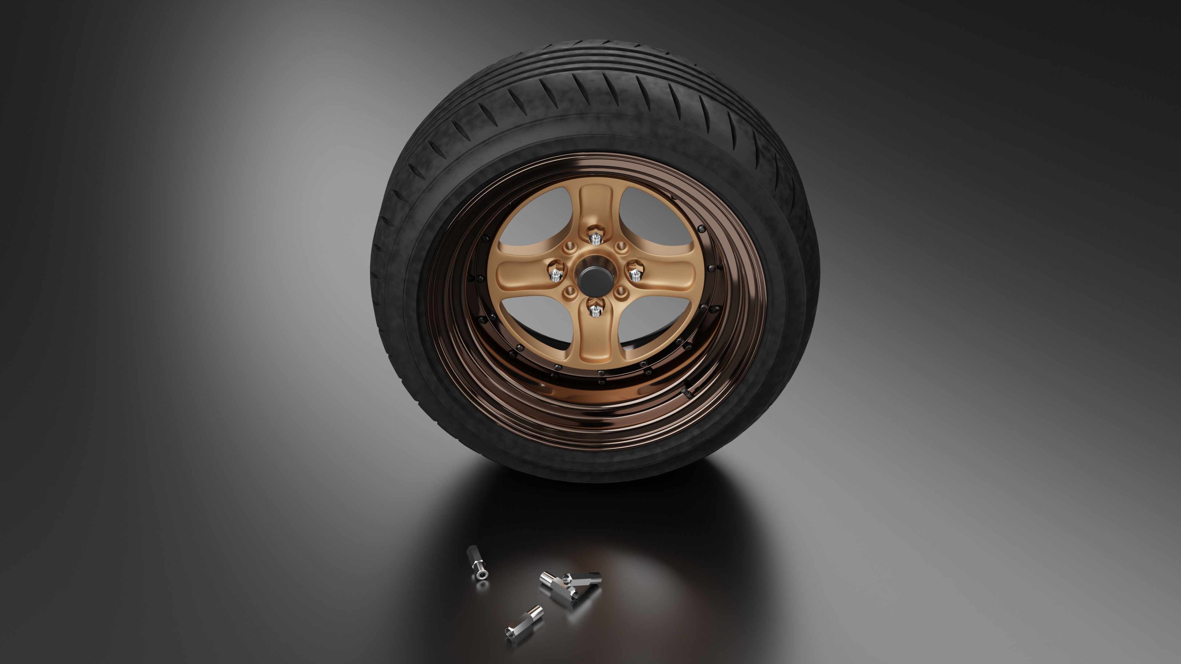 WORK Equip 40 Wheel 3D model_3