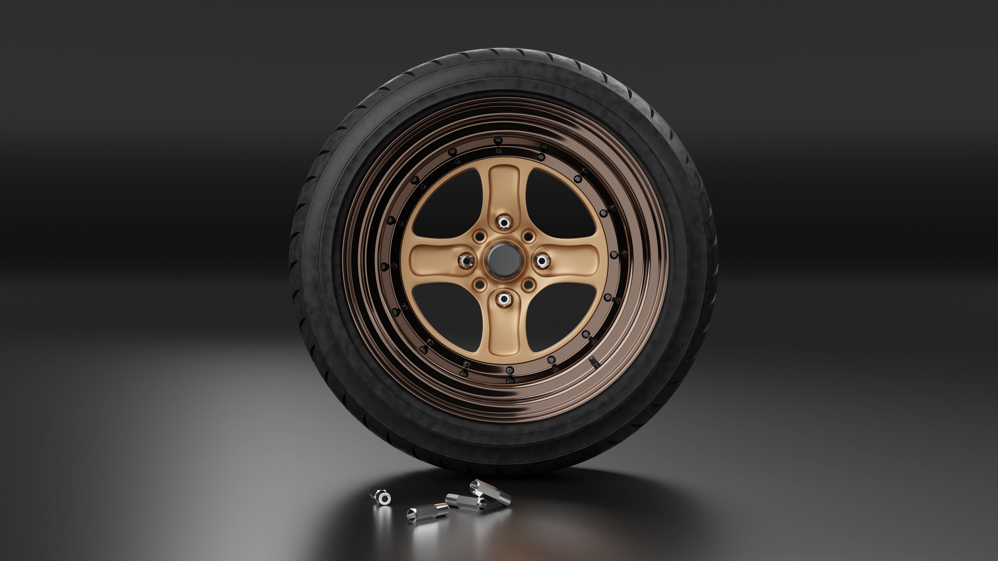 WORK Equip 40 Wheel 3D model_1