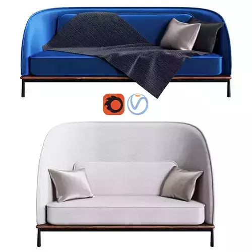 Stellar Works - Arc Sofa Highback and Arc Sofa Three Seater 3D model