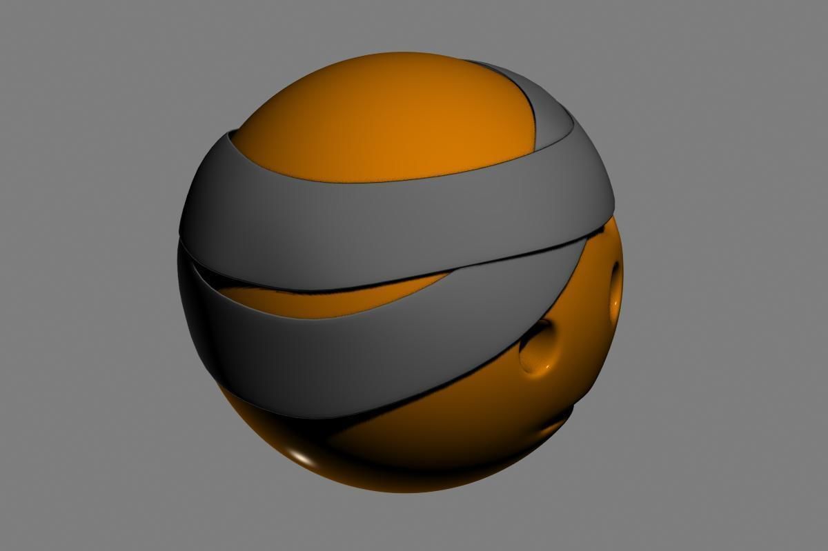 Emoji Face with Head-Bandage 3D model_16