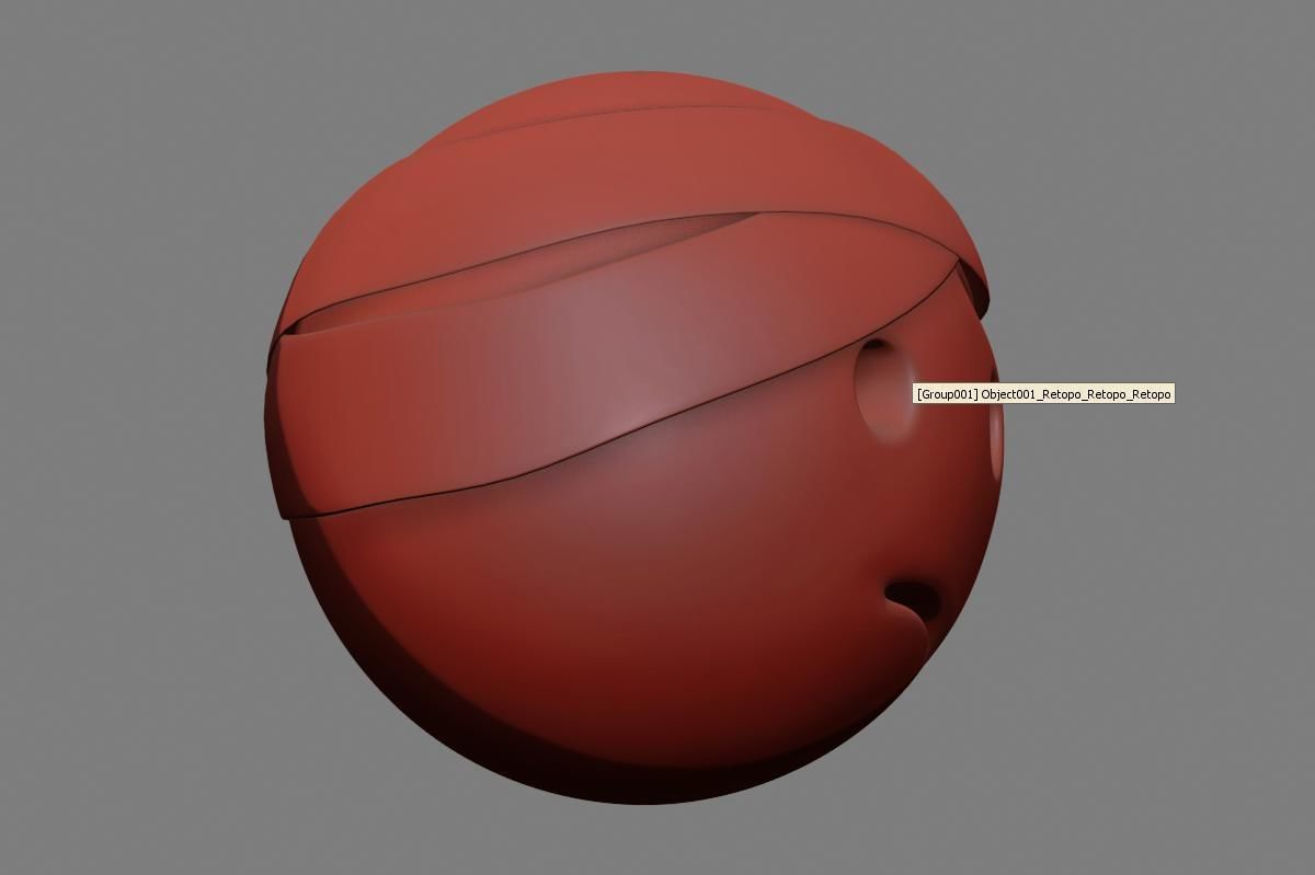 Emoji Face with Head-Bandage 3D model_35