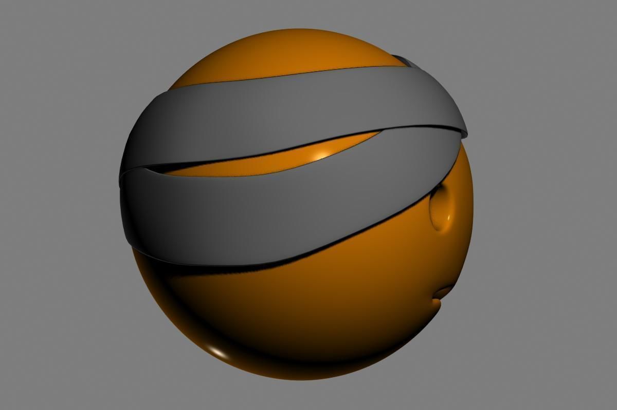 Emoji Face with Head-Bandage 3D model_15