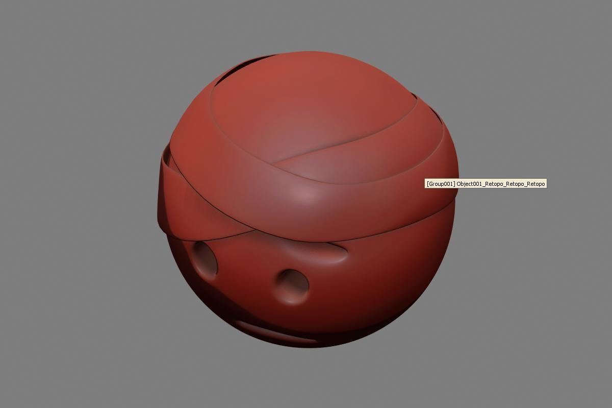 Emoji Face with Head-Bandage 3D model_41