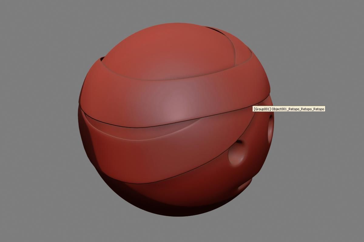 Emoji Face with Head-Bandage 3D model_37