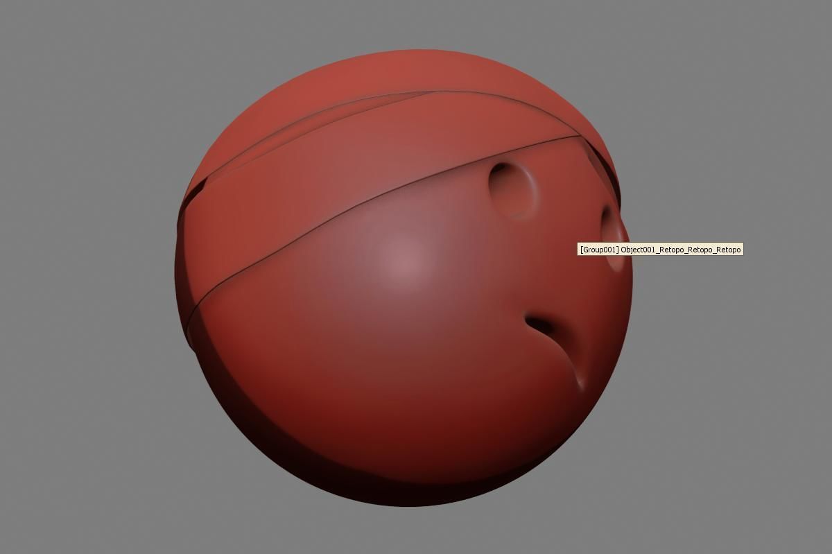 Emoji Face with Head-Bandage 3D model_34