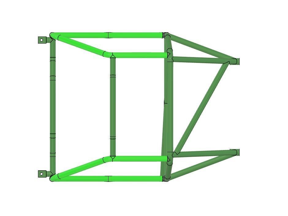 RC Car Roll Cage 3D model 3D printable CGTrader