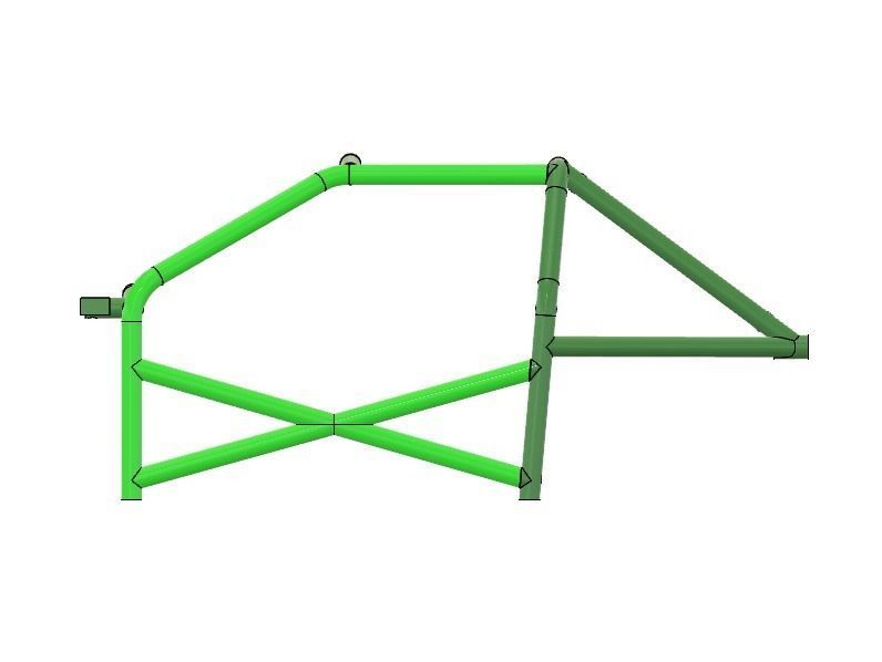 RC Car Roll Cage 3D model 3D printable CGTrader