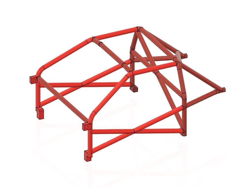 RC Car Roll Cage 3D model 3D printable CGTrader