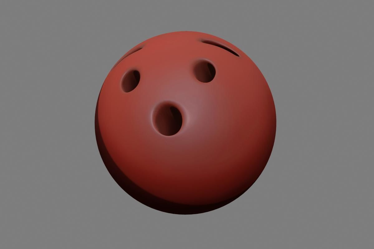 Emoji Hushed Face 3D model_31