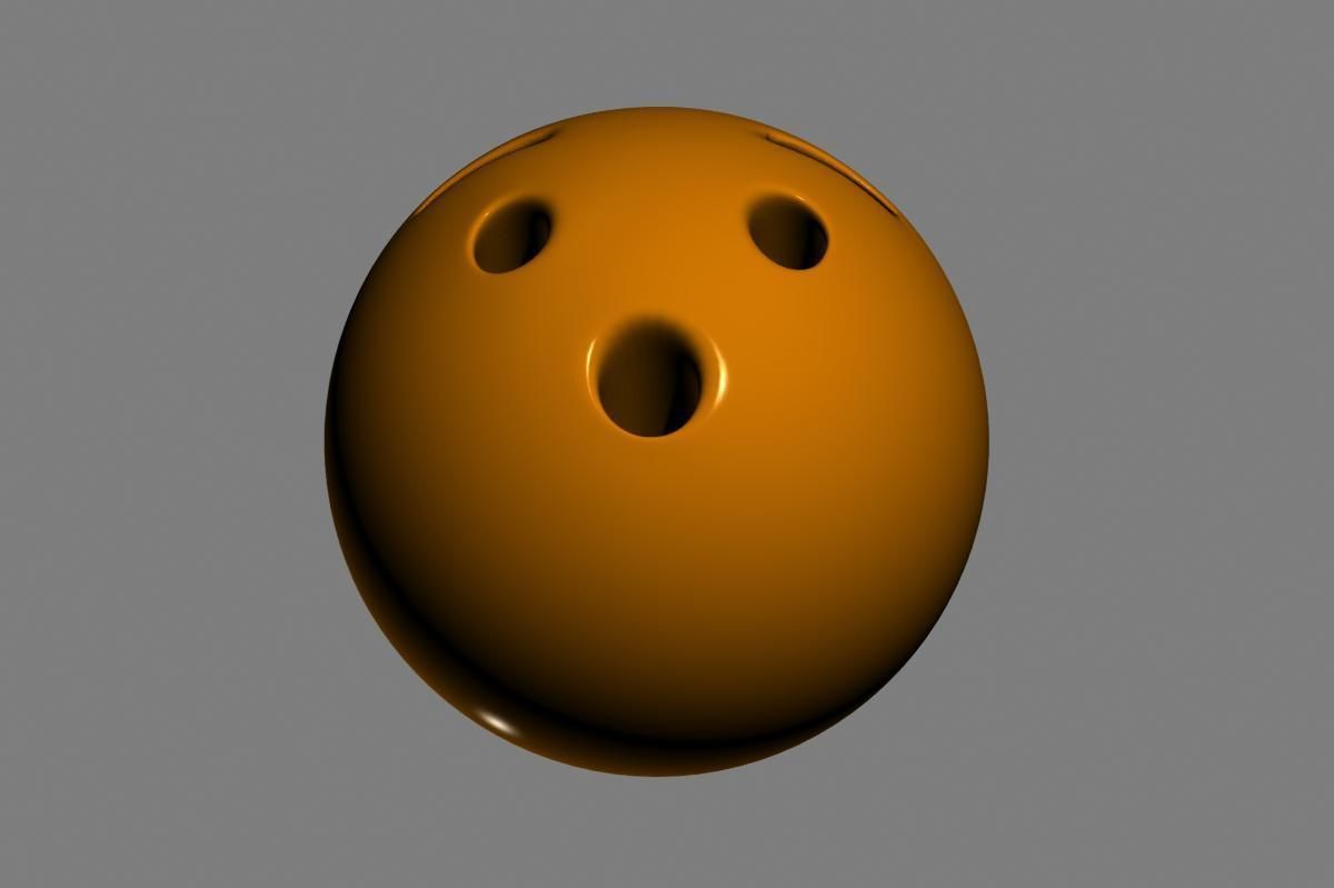 Emoji Hushed Face 3D model_21