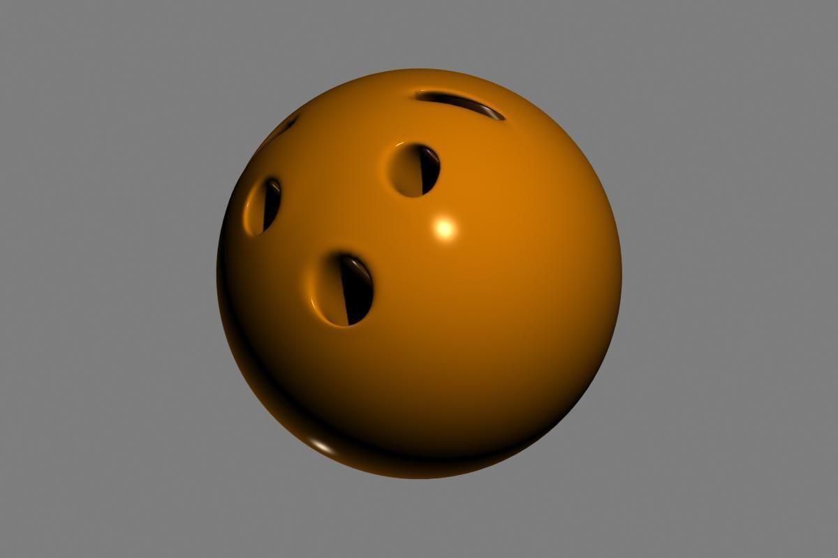 Emoji Hushed Face 3D model_9