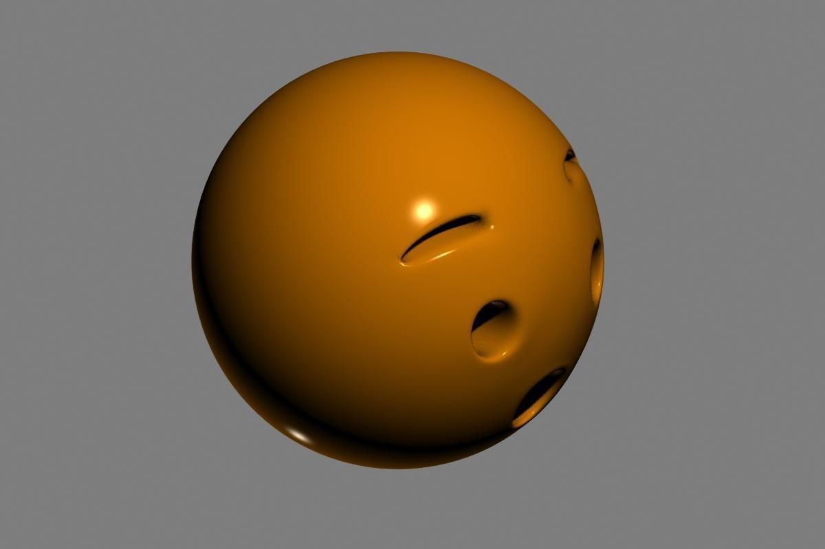 Emoji Hushed Face 3D model_16