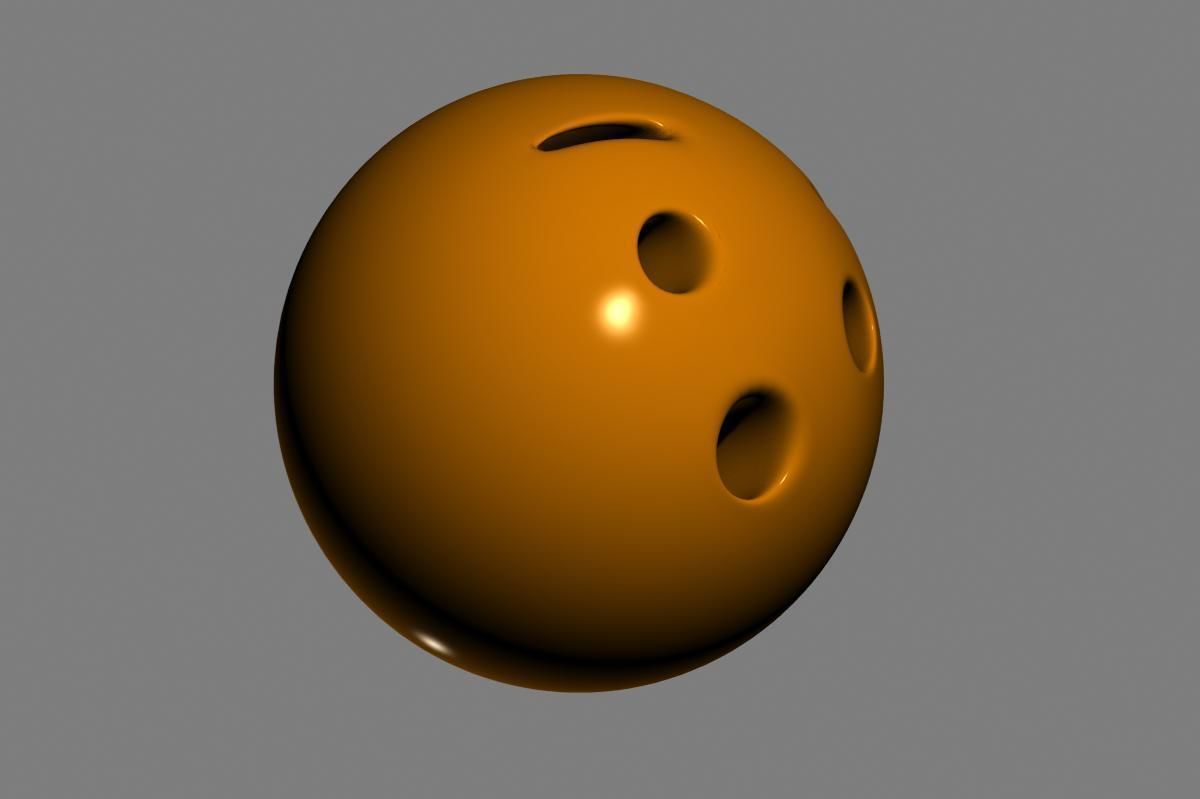 Emoji Hushed Face 3D model_13