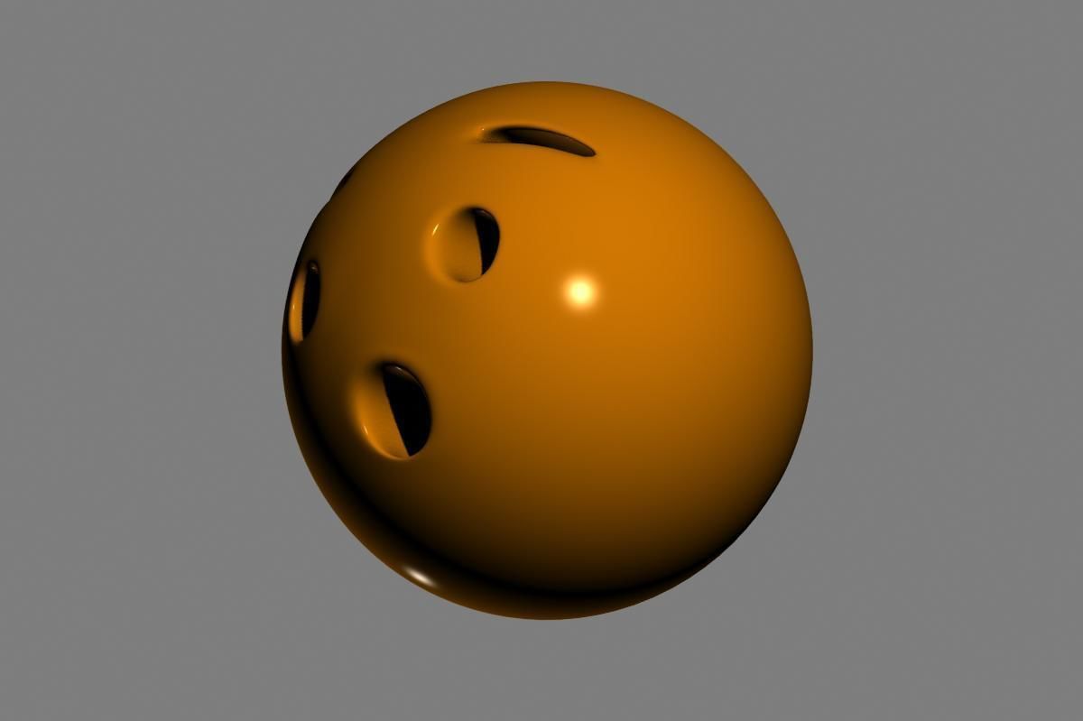 Emoji Hushed Face 3D model_8