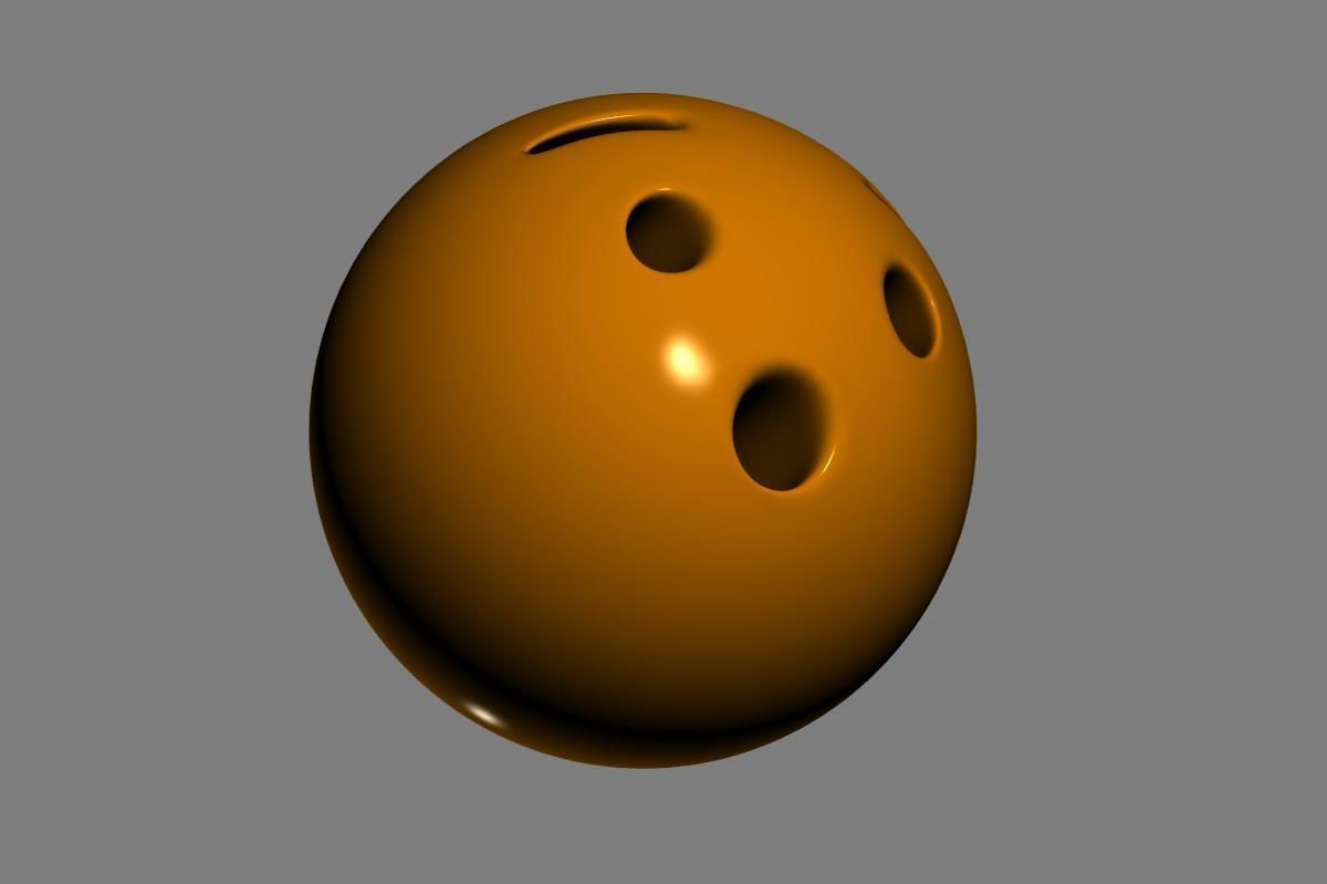 Emoji Hushed Face 3D model_12