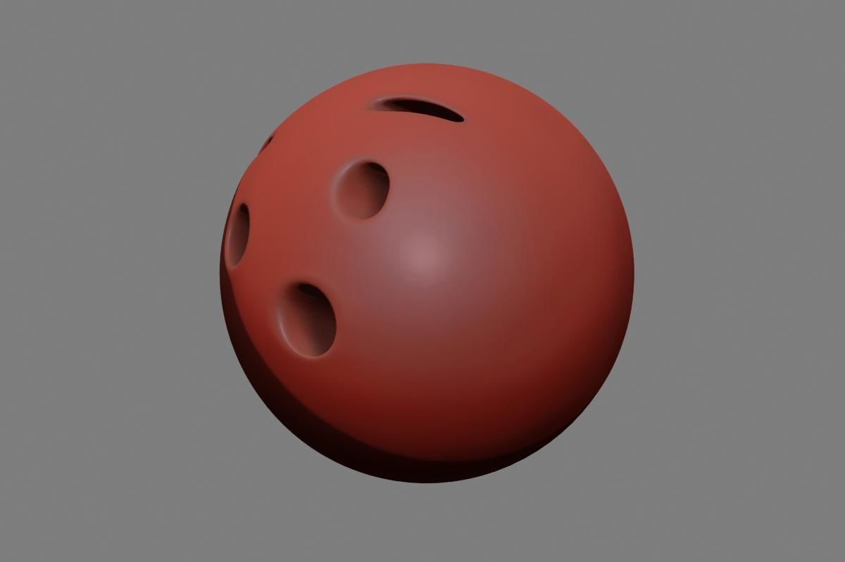 Emoji Hushed Face 3D model_29